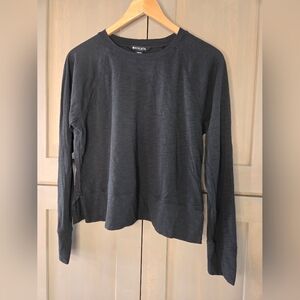 Athleta Black Long Sleeve Tee